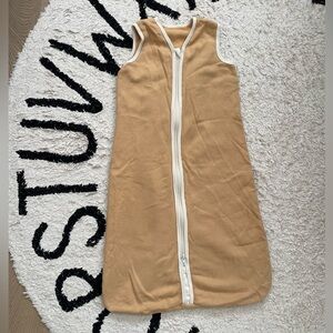 Castleware organic sleeveless cotton fleece sleeper bag TOG 2.0 size L 12-18 M